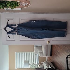GAP DENIM ANKLE JEAN OVERALLS SIZE XL